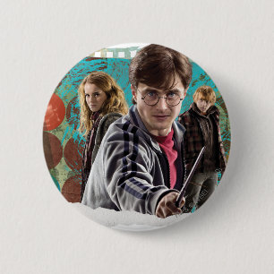 Harry, Hermione, and Ron 1 6 Cm Round Badge