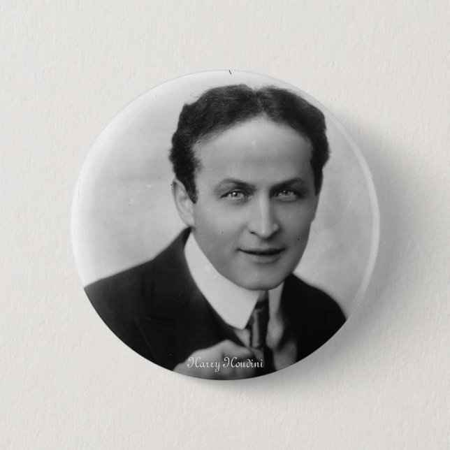 Harry Houdini Button (Front)