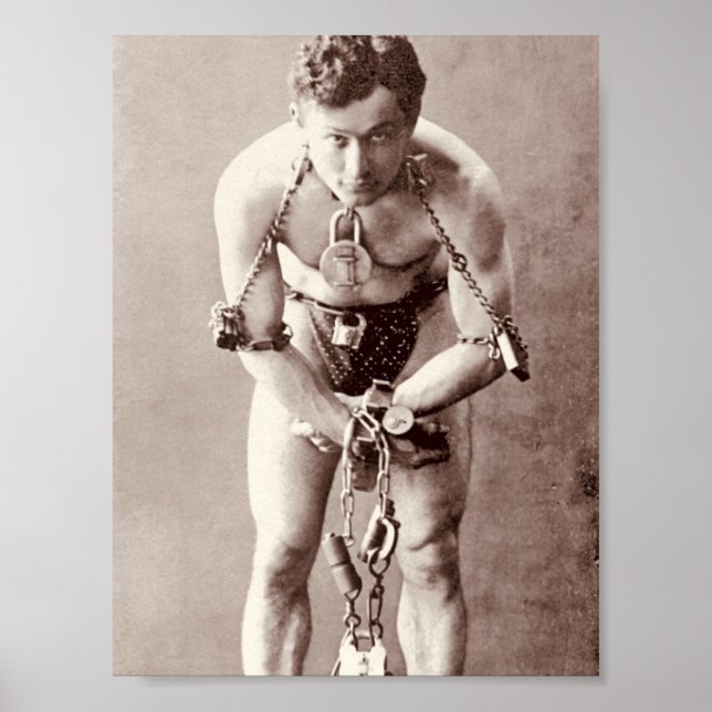 Harry Houdini (c.1899) Poster (Front)