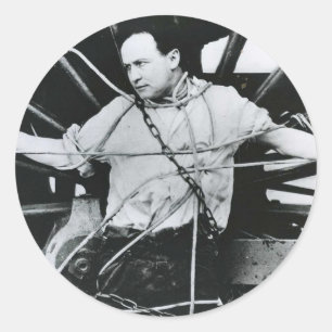 Harry Houdini  Classic Round Sticker