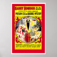 Harry Houdini Locked Barrel Escape905 Vintage