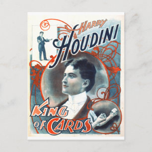 Harry Houdini Postcard