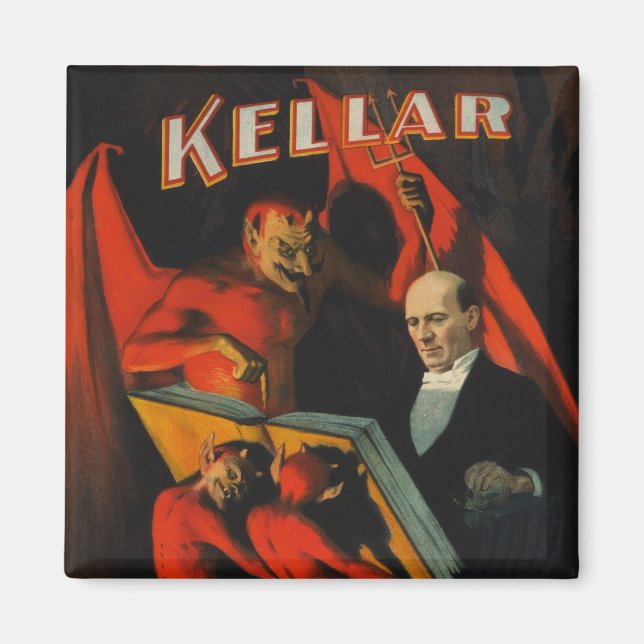 Harry Kellar Poster Magnet (Front)