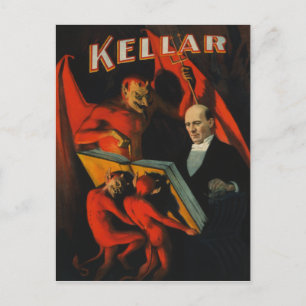 Harry Kellar Poster Postcard