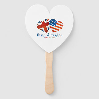 Harry & Meghan Wedding, May 19th 2018 Hand Fan