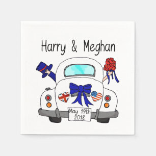 Harry & Meghan Wedding, May 19th 2018 Napkin