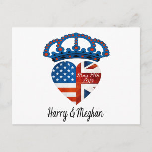 Harry & Meghan Wedding, May 19th 2018 Postcard