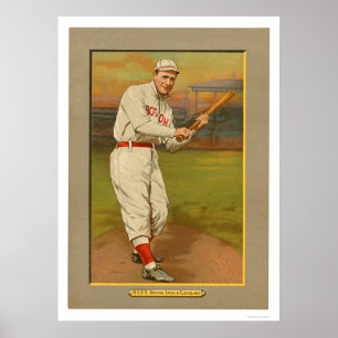 Harry Niles Red Sox Baseball 1911 Poster