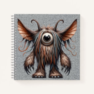 Harry - One-eyed Monster Spiral Notebook