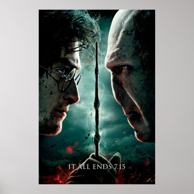 Harry Potter 7 Part 2 - Harry vs. Voldemort Poster (Front)