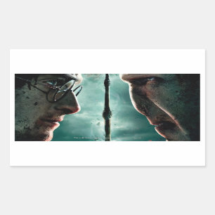 Harry Potter 7 Part 2 - Harry vs. Voldemort Rectangular Sticker