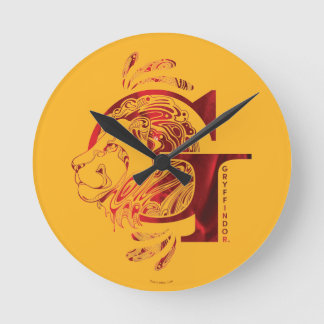 Harry Potter | Aguamenti GRYFFINDOR™ Graphic Round Clock