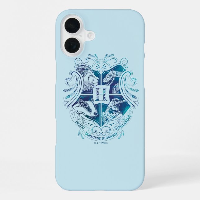 Harry Potter | Aguamenti HOGWARTS™ Crest iPhone Case (Back)