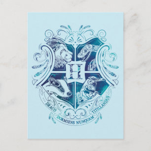 Harry Potter Aguamenti HOGWARTS™ Crest Postcard