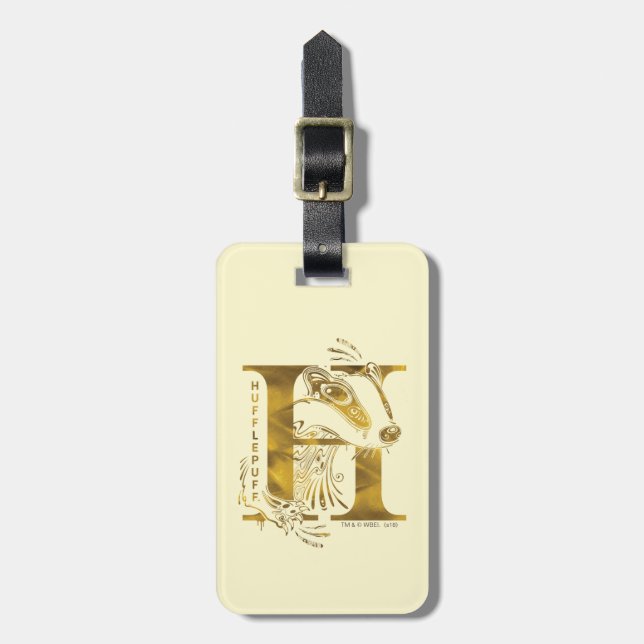 Harry Potter | Aguamenti HUFFLEPUFF™ Graphic Luggage Tag (Front Vertical)