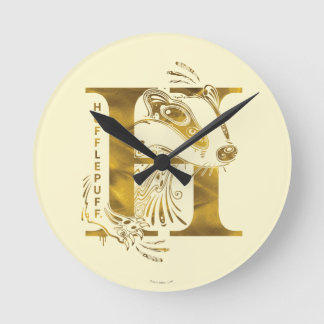 Harry Potter | Aguamenti HUFFLEPUFF™ Graphic Round Clock