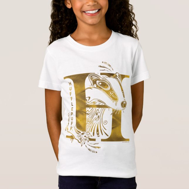 Harry Potter | Aguamenti HUFFLEPUFF™ Graphic T-Shirt (Front)
