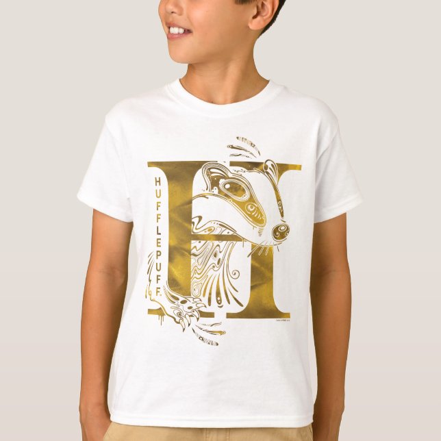 Harry Potter | Aguamenti HUFFLEPUFF™ Graphic T-Shirt (Front)
