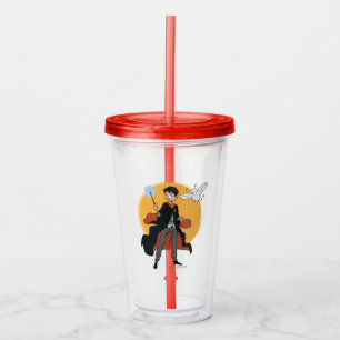 HARRY POTTER™ and Hedwig Illustration Acrylic Tumbler