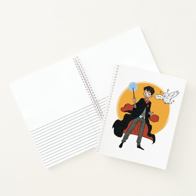 HARRY POTTER™ and Hedwig Illustration Notebook (Inside)