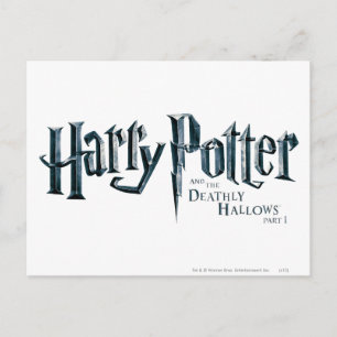 Harry Potter and the Deathly Hallows Logo 1 2 Postcard