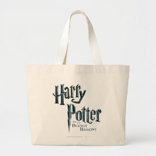 Harry Potter and the Deathly Hallows Logo 1 Large Tote Bag