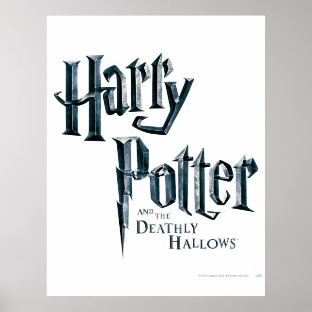 Harry Potter and the Deathly Hallows Logo 1 Poster (Front)