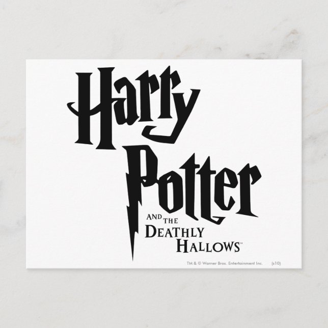 Harry Potter and the Deathly Hallows Logo 2 Postcard (Front)