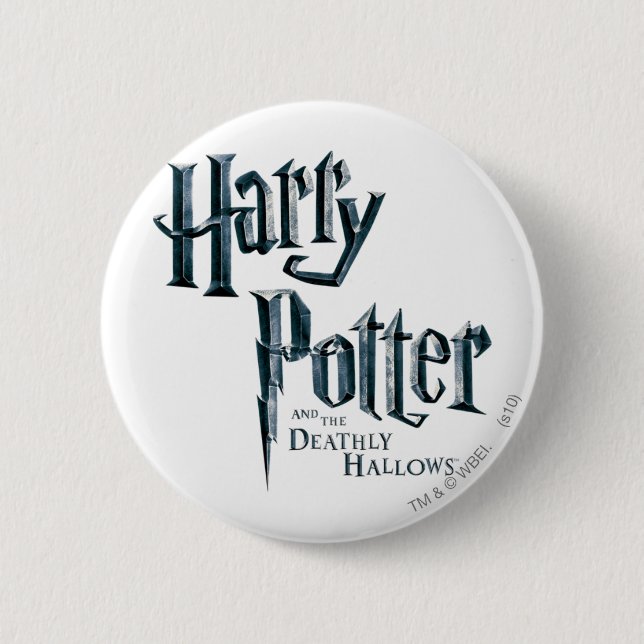 Harry Potter and the Deathly Hallows Logo 3 6 Cm Round Badge (Front)