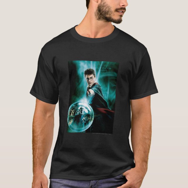 Harry Potter and Voldemort Only One Can Survive T-Shirt (Front)