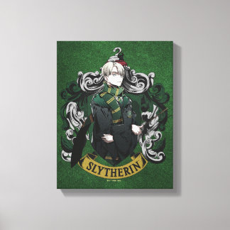 HARRY POTTER™ | Anime Draco Malfoy House Crest Canvas Print