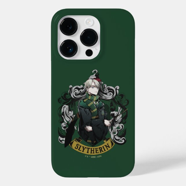 HARRY POTTER™ | Anime Draco Malfoy House Crest Case-Mate iPhone Case (Back)