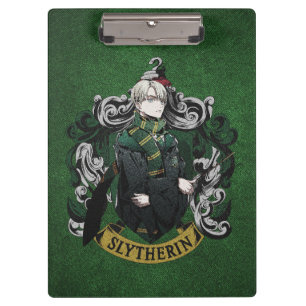 HARRY POTTER™ Anime Draco Malfoy House Crest Clipboard
