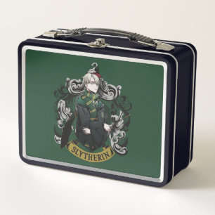 HARRY POTTER™   Anime Draco Malfoy House Crest Metal Lunch Box