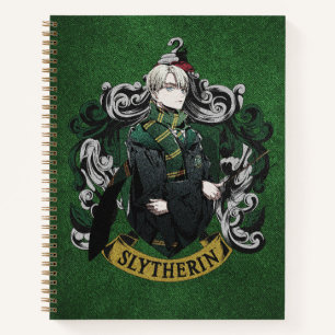 HARRY POTTER™ Anime Draco Malfoy House Crest Notebook