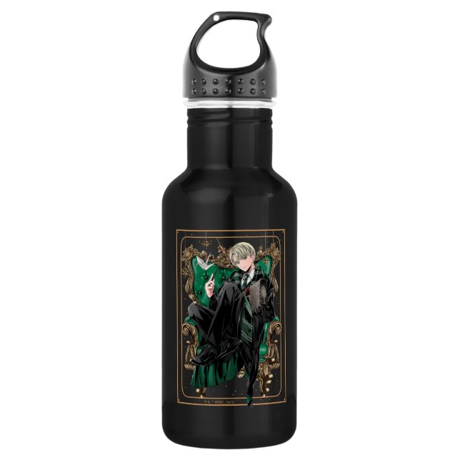 HARRY POTTER™ | Anime Draco Malfoy Seated 532 Ml Water Bottle (Front)