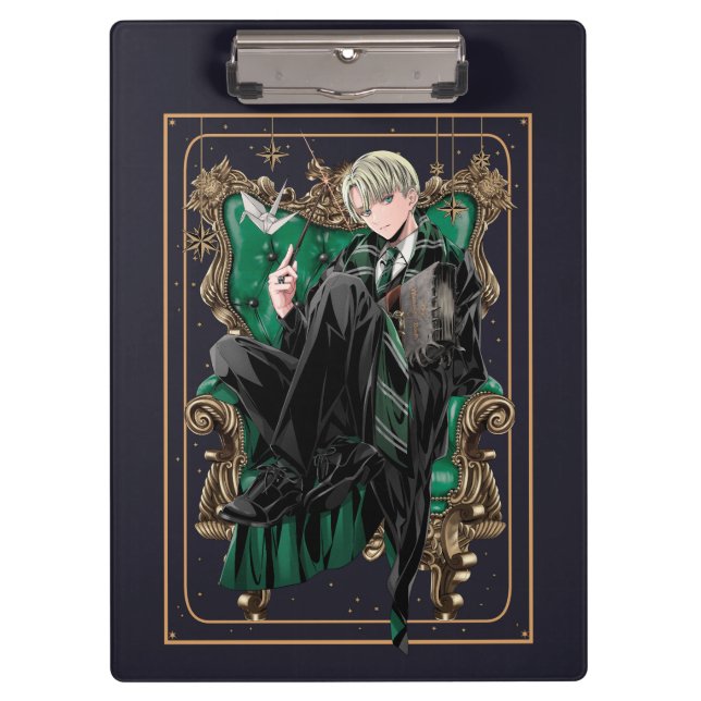 HARRY POTTER™ | Anime Draco Malfoy Seated Clipboard (Front)