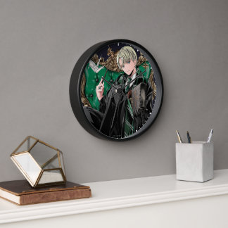 HARRY POTTER™ | Anime Draco Malfoy Seated Clock