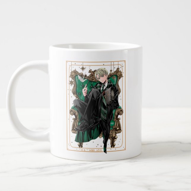 HARRY POTTER™ | Anime Draco Malfoy Seated Large Coffee Mug (Left)