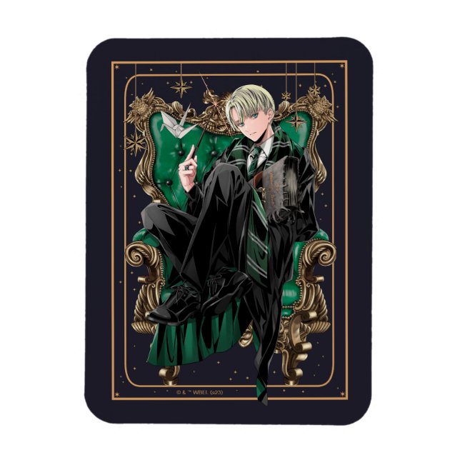 HARRY POTTER™ | Anime Draco Malfoy Seated Magnet (Vertical)