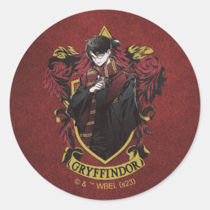 HARRY POTTER™   Anime HARRY POTTER™ Crest Classic Round Sticker