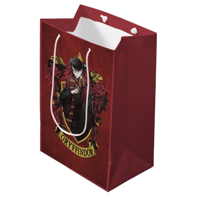 HARRY POTTER™ | Anime HARRY POTTER™ Crest Medium Gift Bag (Front Angled)