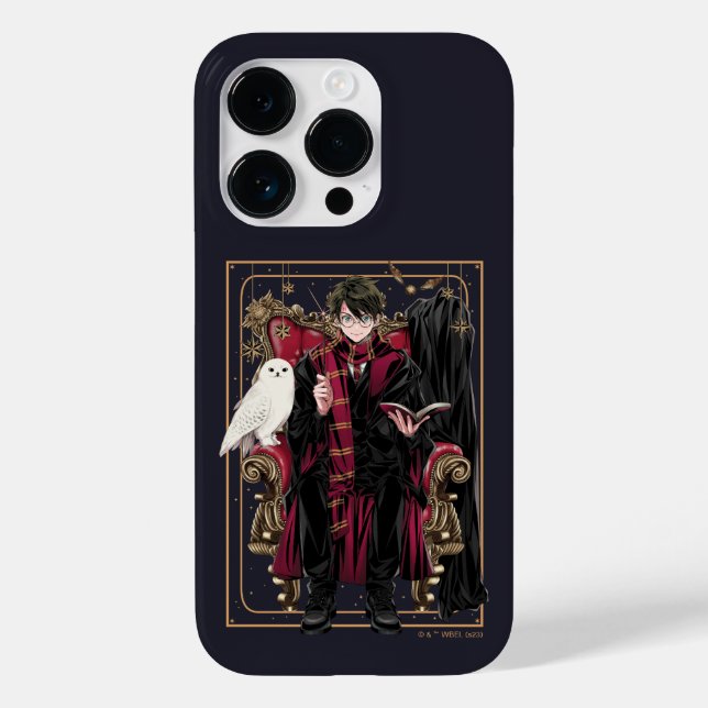 HARRY POTTER™ | Anime HARRY POTTER™ Seated Case-Mate iPhone Case (Back)