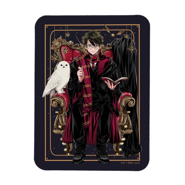 HARRY POTTER™ | Anime HARRY POTTER™ Seated Magnet (Vertical)