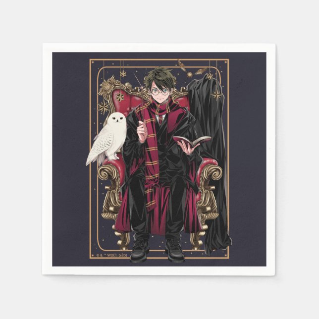 HARRY POTTER™ | Anime HARRY POTTER™ Seated Napkin (Front)
