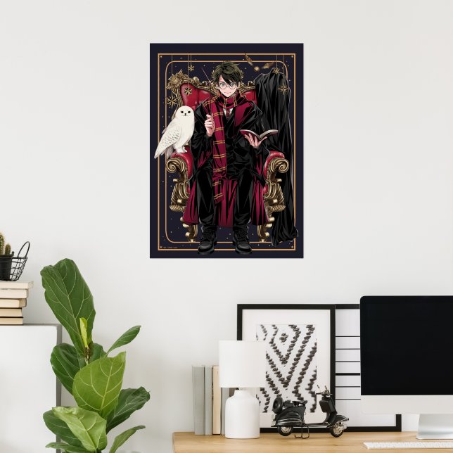 HARRY POTTER™ | Anime HARRY POTTER™ Seated Poster (Home Office)