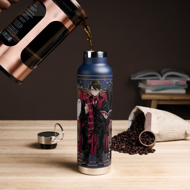 HARRY POTTER™ | Anime HARRY POTTER™ Seated Water Bottle (Coffee)