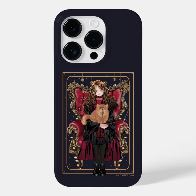 HARRY POTTER™ | Anime Hermione Granger Seated Case-Mate iPhone Case (Back)