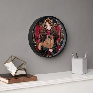 HARRY POTTER™   Anime Hermione Granger Seated Clock