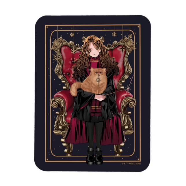 HARRY POTTER™ | Anime Hermione Granger Seated Magnet (Vertical)